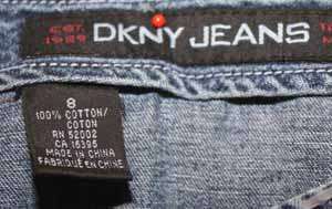 DKNY sz 8 Womens Blue Jeans Denim Wrap Skirt KG2  