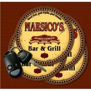  MARSICOS Family Name Bar & Grill Coasters Kitchen 