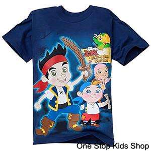 JAKE AND THE NEVERLAND PIRATES Boys 2T 3T 4T 5T 4 5 6 7 8 Tee SHIRT 