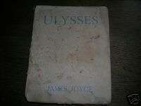 Ulysses James Joyce 1st edition 1924 5th Printing  