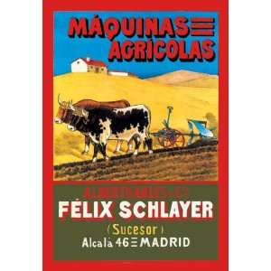 Maquinas Agricolas 12x18 Giclee on canvas