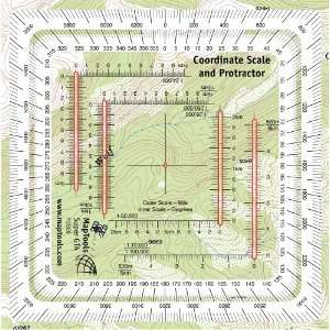  Improved Military Style Coordinate Scale, Pack of 25 