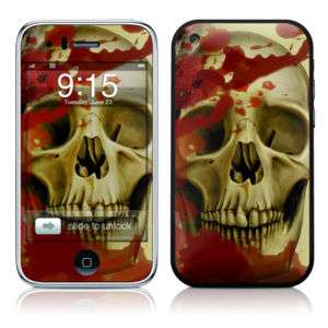 Apple iPhone 3G 3GS Skin Cover Case Decal Death Skulls  