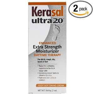  Kerasal Ultra20 Moisturizer Foot Cream, 2 Ounce Tubes 