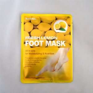  Fresh Lemon FOOT MASK Intensive Premium Treatment Pack of 
