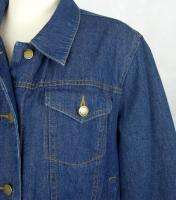 ISAAC MIZRAHI Womens Ladies Denim Jean Jacket size XL  