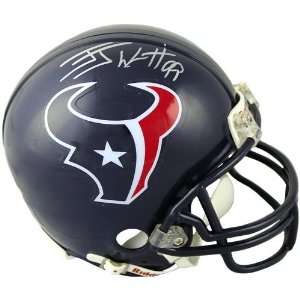  Jj Watt Autographed Houston Texans Replica Mini Helmet Sports