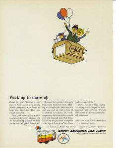 North American Van Lines 1967 Vintage Print Ad  