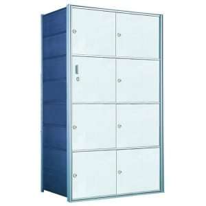  Private Distribution Horizontal Cluster Mailboxes   4 x 2 
