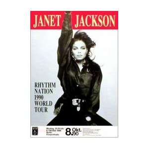  JANET JACKSON Rhythm Nation Tour Berlin 8th October 1990 
