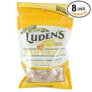 Ludens Great Tasting Throat Drops, Wild Honey, 36 count Bags (Pack of 