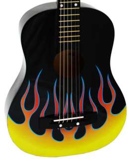 LIMITED EDITION 31 Junior BLACK FLAME Acoustic Guitar  