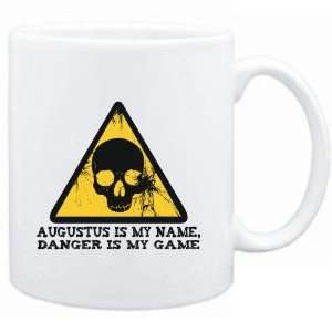  Mug White  Augustus is my name, danger is my game  Male 