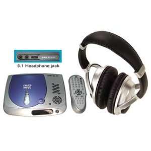  LTB DVD Player Portable with 5.1 Headphone Electronics