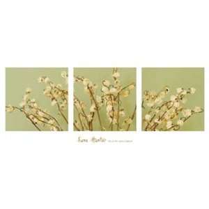  Lily of the Valley Triptych by June Hunter 40x16 Kitchen 