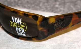 Von Zipper Sham Sunglasses, Leopard Tortoise Frame with Bronze 