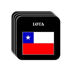 Chile   LOTA Set of 4 Mini Mousepad Coasters