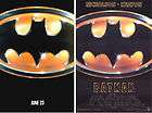 BATMAN 1989 ADVANCE AND REGULAR MINT MOVIE POSTERS