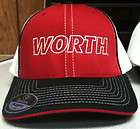 Worth Red/Black/Whit​e Flexfit Trucker Hat   S/M