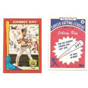 Johnny Ray California Angels 1989 Topps Batting Leaders Limited 
