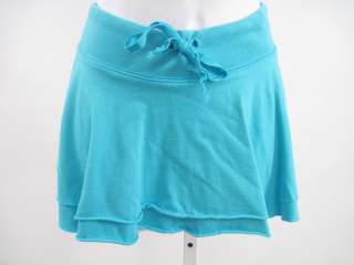 JUICY COUTURE Aquamarine Cotton Mini Skirt Sz P  