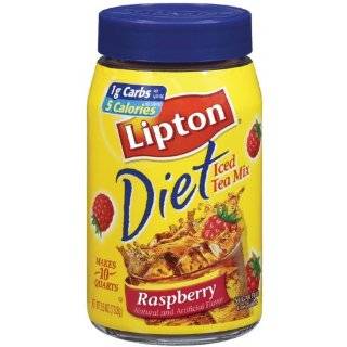 Lipton Lipton Diet Iced Tea Mix, Raspberry, 10 quart, 2.6 Ounce (Pack 