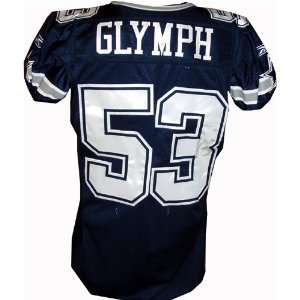 Junior Glymph #53 Cowboys Game Issued Navy Jersey (Size 50) (Tagged 
