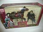 Aragorn and Brego Deluxe Horse and Rider LOTR Action Figure Set by 