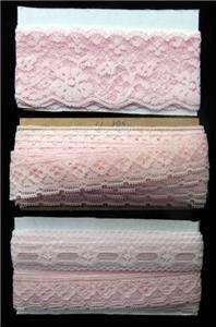 Large Lot of Colored Lace Trims   over 1 Lb.  
