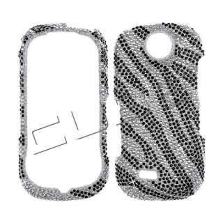 Zebra Bla BLING DIAMOND COVER CASE 4 Samsung Suede R710  