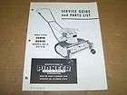 c612) Pioneer Operator Manual Reel Power Mower