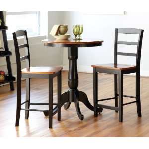  Round table with 2 Madrid Counterheight Stools