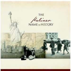  The Kaliner Name in History Ancestry Books