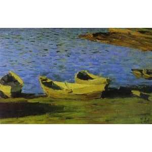 Hand Made Oil Reproduction   Isaac Levitan   24 x 16 inches   By the 