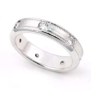   Semi Eternity Band Ring (G H/SI, 3/5 ct.), 5 Juno Jewelry Jewelry