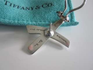   & Co. Sterling Picasso LARGE 1 X Kiss Earrings With Pouch  