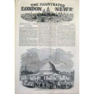  Leicester Square Wyld Earth Model Chess Old Print 1851 