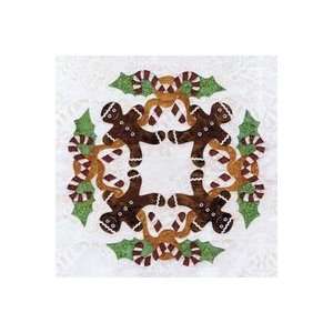    Block 2 Candy Cane Wreath by P3 Designs Pattern