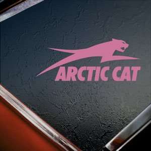  Arctic Cat Pink Decal Snowmobile Car Truck Window Pink 