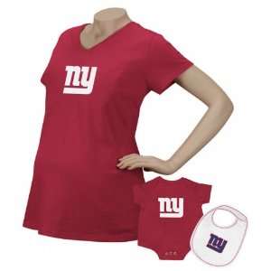  Reebok New York Giants Womens Maternity Top & Infant Set 