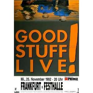 Good Stuff LIVE In 1992   CONCERT POSTER from GERMANY  
