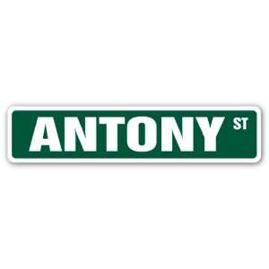  ANTONY Street Sign name kids childrens room door bedroom 