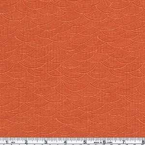  45 Wide Kiku Gentle Ripples Copper Fabric By The Yard 