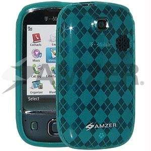  Amzer Luxe Argyle Skin Case   Blue Cell Phones 