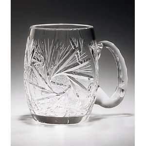  Crystal Pinwheel Beer Mug