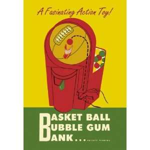  Exclusive By Buyenlarge Basket Ball Bubble Gum Bank 20x30 