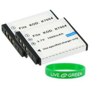 Young Micro (2 Pack) KLIC 7004 1000mAh Li Ion Battery Kodak EasyShare 