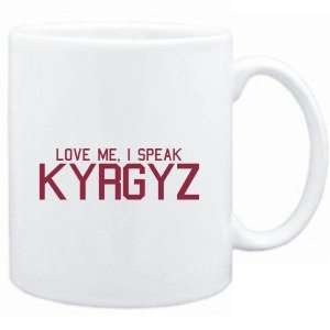    Mug White  LOVE ME, I SPEAK Kyrgyz  Languages