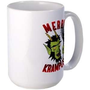  Krampus Funny Large Mug by  