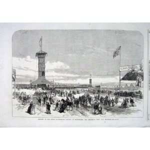  Ras Show Old Trafford Manchester Antique Print 1869